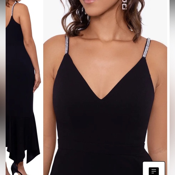 Women’s Xscape White Dress; Rhinestone Strap; White; Size 12; NWT NVR WORN - Picture 2 of 7